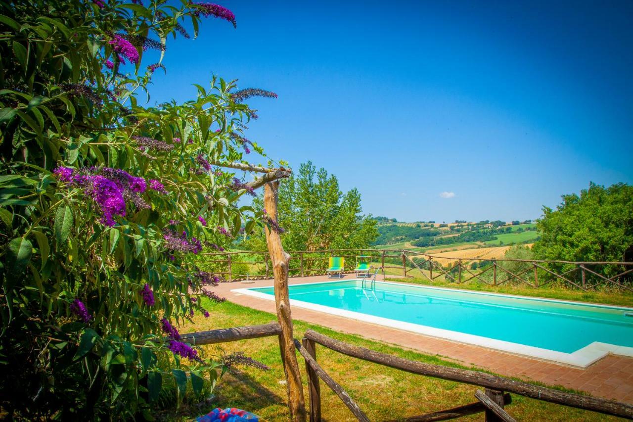 Agriturismo Bio Tra Cielo E Terra Apartment Grutti Bagian luar foto